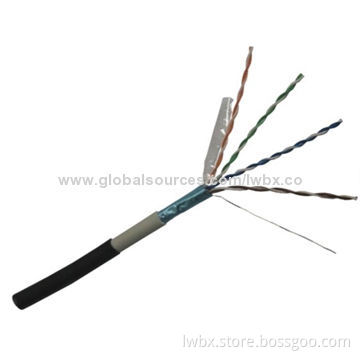 Outdoor FTP-CAT 5e-PVC LAN Cable, Double Jacket